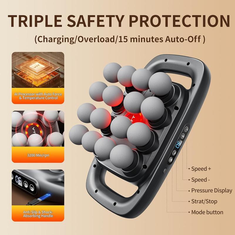 RegenSmith™ 16-Head Deep Tissue Massage Gun | Engineered for Precision Recovery & Power