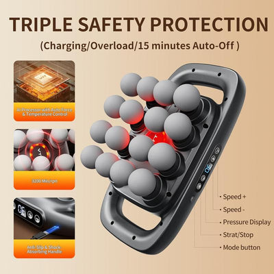 RegenSmith™ 16-Head Deep Tissue Massage Gun | Engineered for Precision Recovery & Power